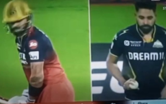 Emotional Mohammed Siraj pulls out of run-up while bowling to Virat Kohli at Chinnaswamy Stadium