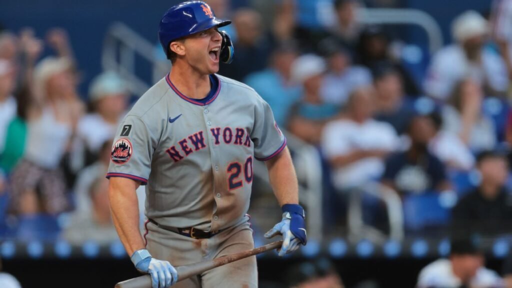 Pete Alonso’s big night, including tying homer, carries Mets