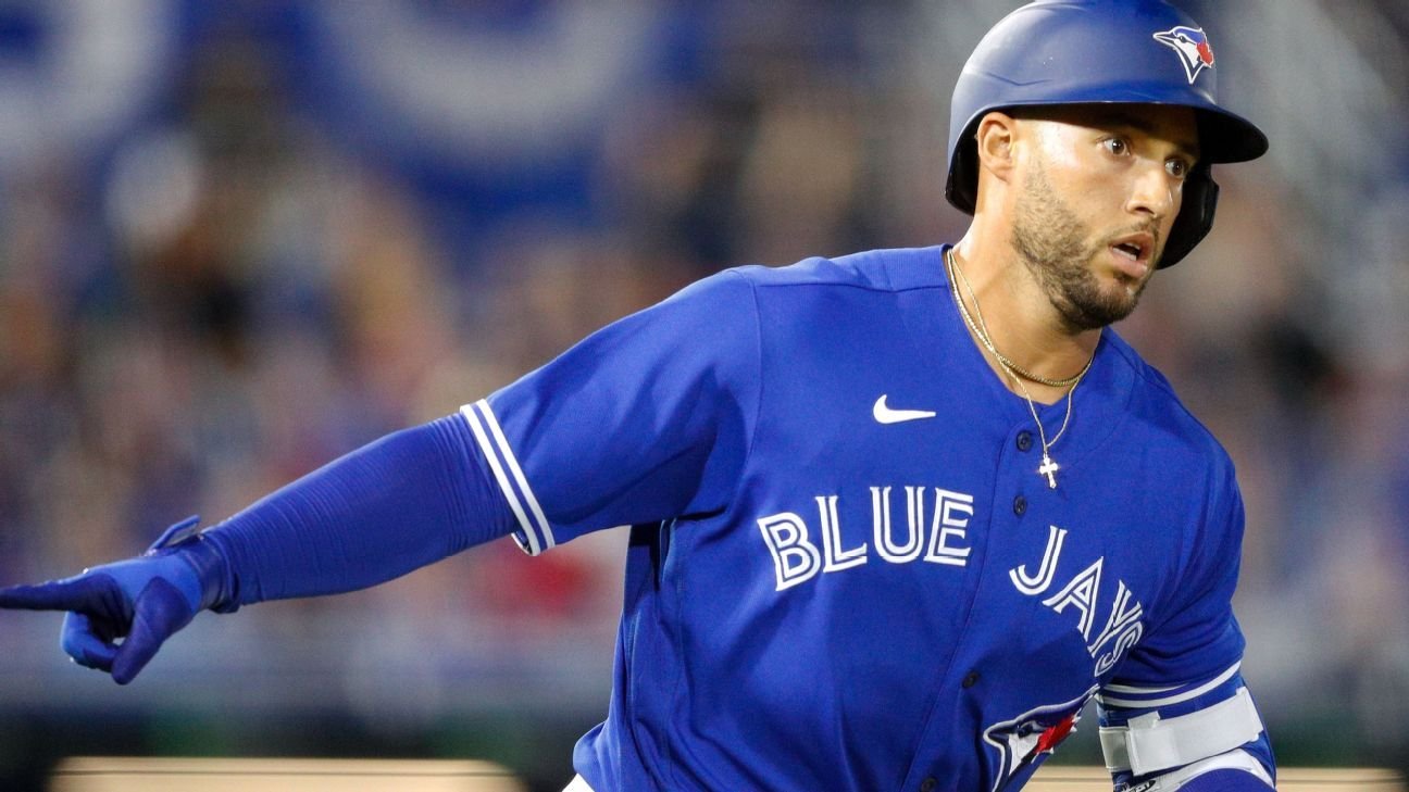 Blue Jays’ George Springer out of lineup day after back spasms