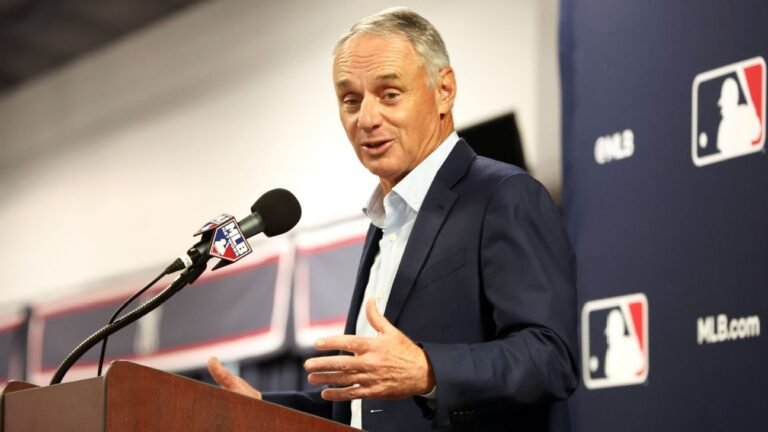 Rob Manfred praises torpedo bats as ‘absolutely good’ for MLB