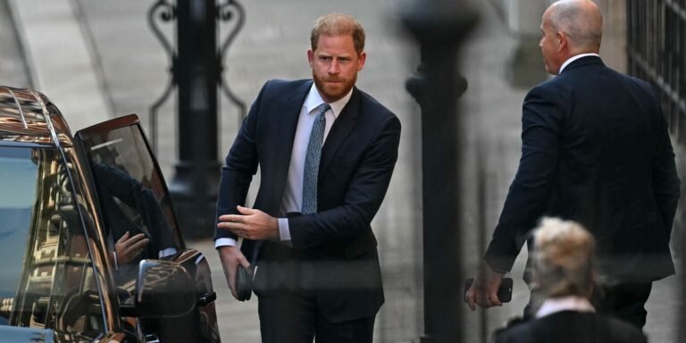 Prince Harry arrives at Court of Appeal amid major legal battle over his security in the UK
