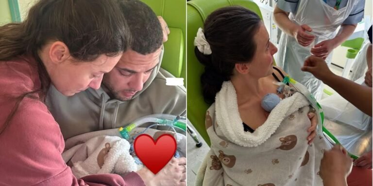 Gladiators star Steel shares heartbreaking news as baby son dies at 13 days old following premature birth