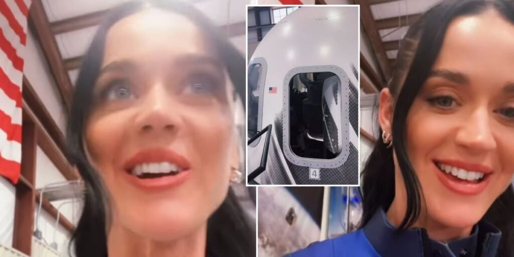 Katy Perry, 40, shares rare peek at Blue Origin shuttle hours before historic space mission: ‘Dream becomes reality!’