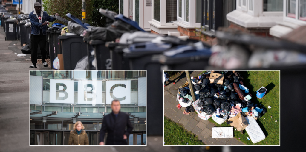 BBC bias row erupts after presenters fail to point out Labour’s role in Birmingham bin strike chaos