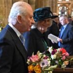 King Charles and Queen Camilla step out to begin Easter celebrations following monarch’s personal message