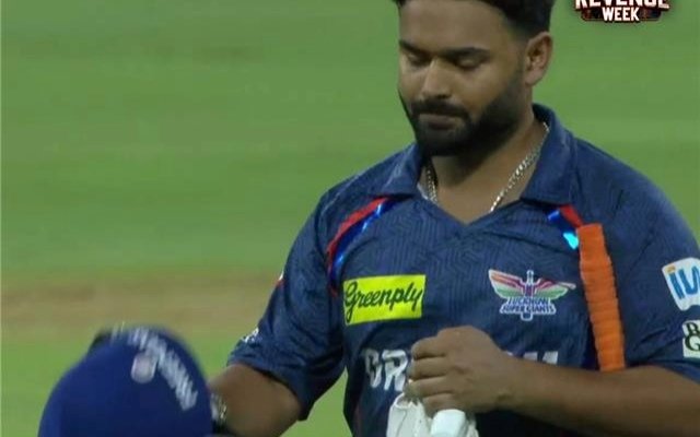 Why did Rishabh Pant come out to bat so late vs DC in IPL 2025?