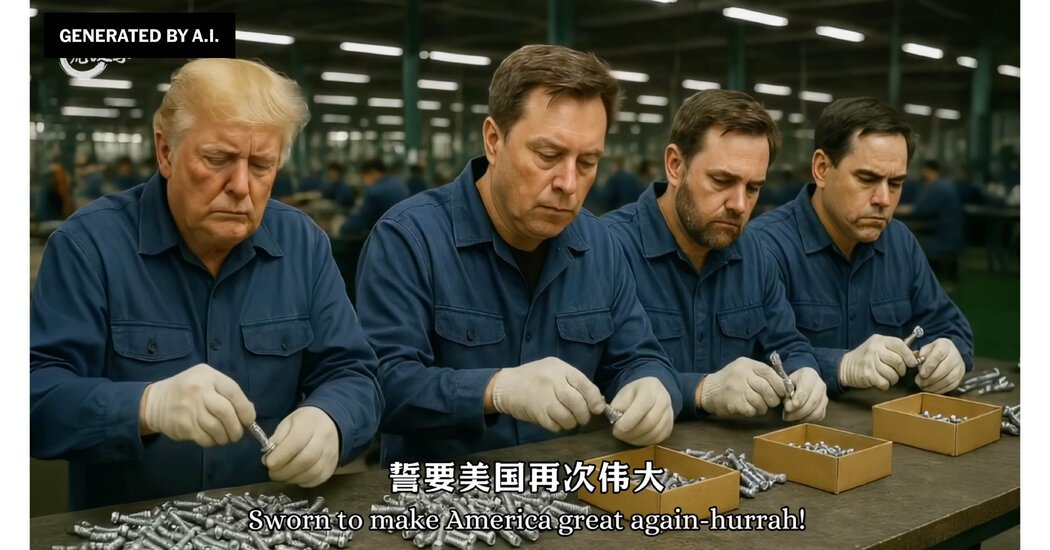 For China’s Trolls, ‘Chairman Trump’ and ‘Eyeliner Man’ Are Easy Targets For China’s Trolls, ‘Chairman Trump’ and ‘Eyeliner Man’ Are Easy Targets