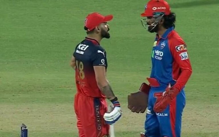 Virat Kohli, KL Rahul engage in heated conversation during DC vs RCB