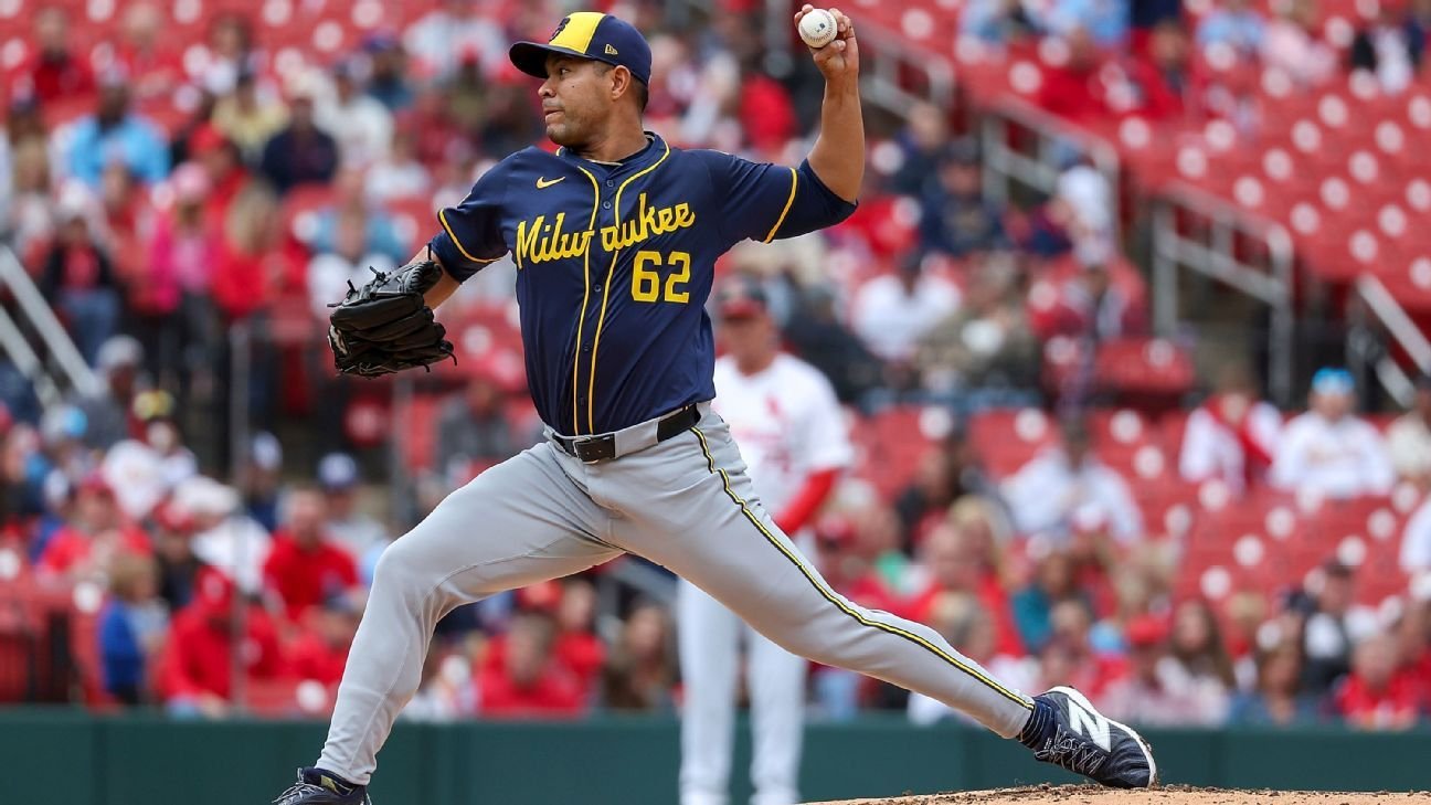 Quintana first Brewer since Sabathia to win first four starts Quintana first Brewer since Sabathia to win first four starts