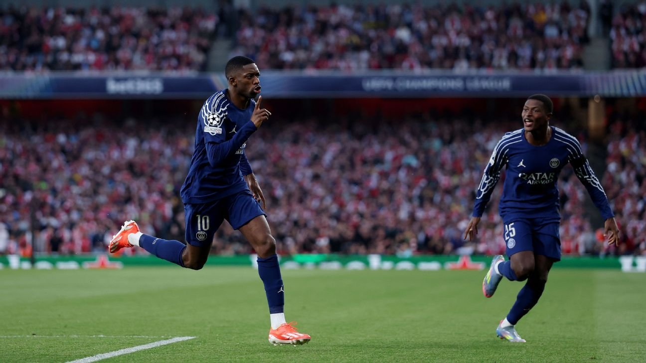 Dembélé shows Arsenal what they’re missing: a clinical forward Dembélé shows Arsenal what they’re missing: a clinical forward
