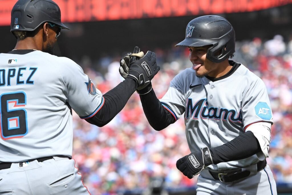 Javier Sanoja’s first homer sparks Marlins’ rally past Phillies