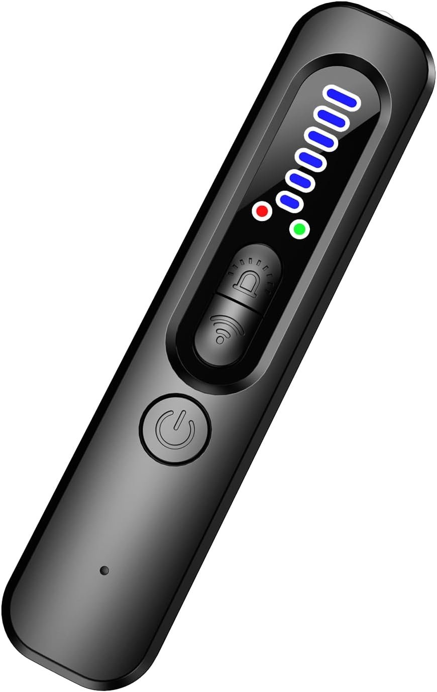 Hidden Camera Detector – Anti Spy/Car GPS Tracker/RF Signal/Bug Sweeper/Hidden Devices/Listening Device Detector – Portable Bug Finder for Office Car Hotel Travel Indoor Outdoor Use Hidden Camera Detector – Anti Spy/Car GPS Tracker/RF Signal/Bug Sweeper/Hidden Devices/Listening Device Detector – Portable Bug Finder for Office Car Hotel Travel Indoor Outdoor Use