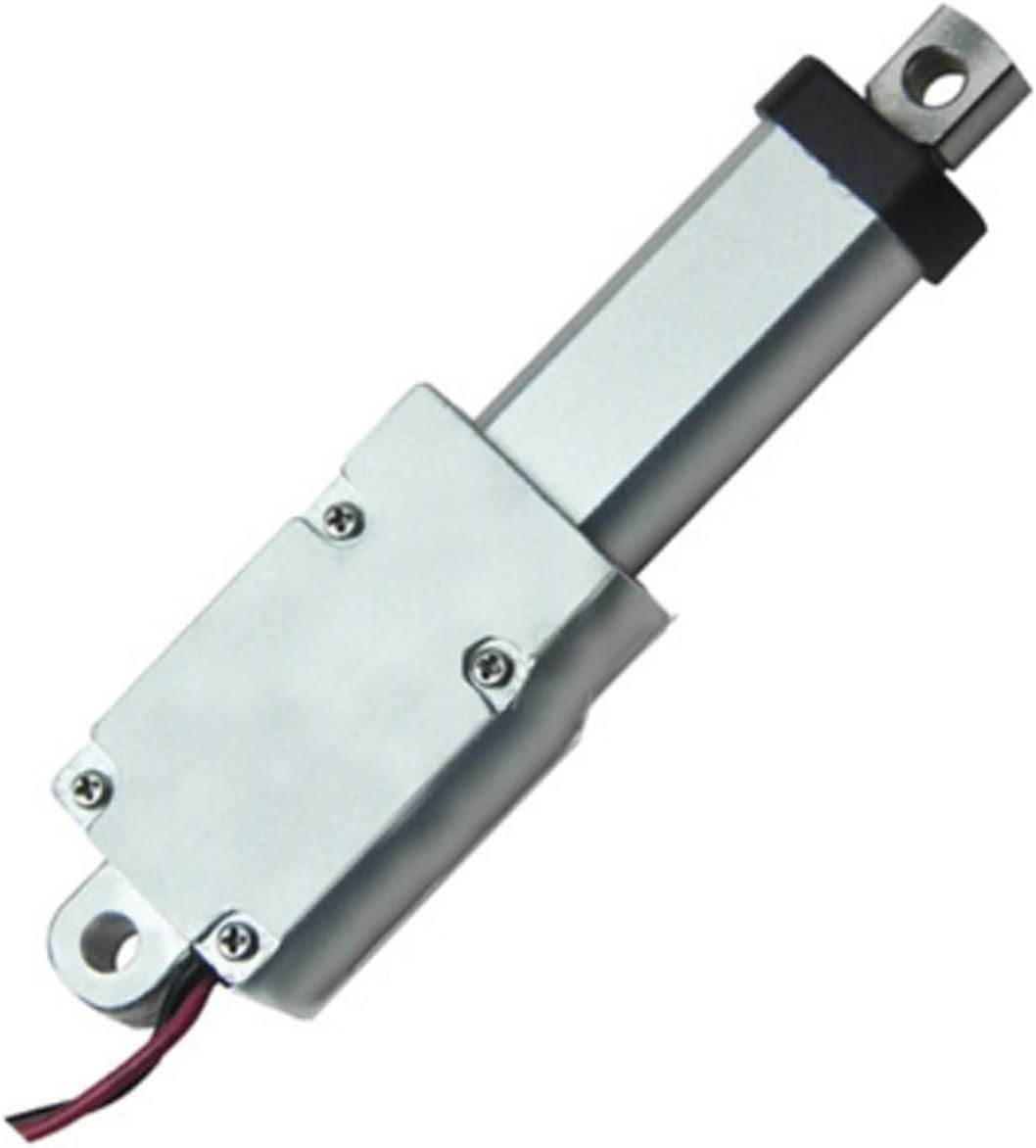LESANGBAIHUODIAN 6V 12V Micro Linear Actuator DC Motor Cylinder Actuador Lineal 30mm Stroke Fit for Robotics Automation(50mm-s 30mm 19.2N,6V)