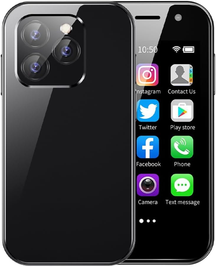 Mini 4G Smartphone Unlocked, 3.0 Inch Dual Sim Quad Core Mini Phone Premium Child Phone Small Smartphone Student Pocket Cellphone, 3+32GB (Black) Mini 4G Smartphone Unlocked, 3.0 Inch Dual Sim Quad Core Mini Phone Premium Child Phone Small Smartphone Student Pocket Cellphone, 3+32GB (Black)