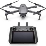 DJI Mavic 2 Pro – Drone Quadcopter UAV with Smart Controller Hasselblad Camera 3-Axis Gimbal HDR 4K Video Adjustable Aperture 20MP 1″ CMOS Sensor, up to 48mph, Gray