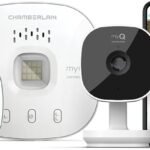 CHAMBERLAIN myQ Smart Garage HD Camera & Smart Garage Hub Bundle- Wi-Fi & Bluetooth- Smartphone Controlled – Two Way Talk – Works with Key by Amazon in-Garage Delivery, White