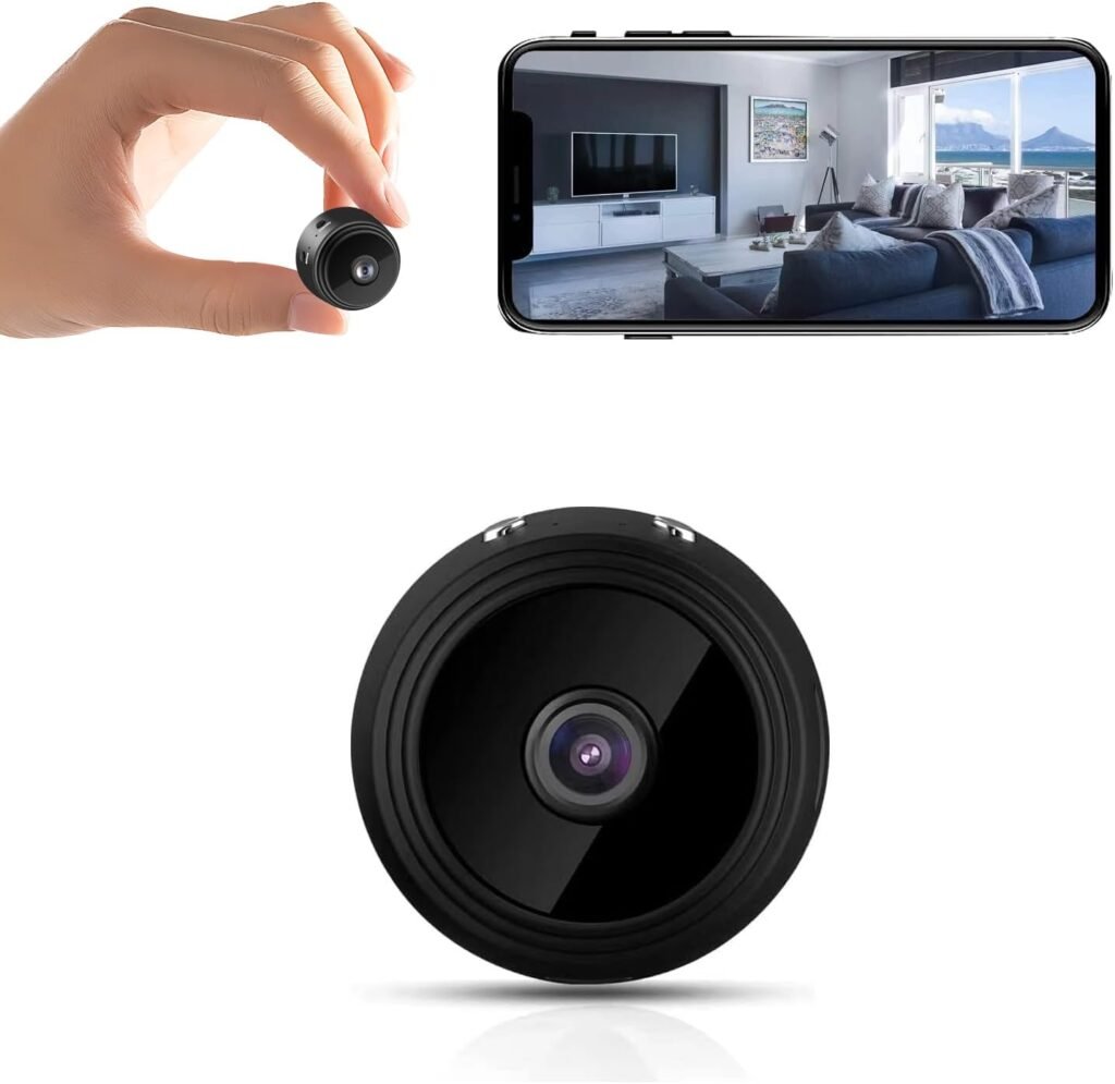 Hidden Cameras -WiFi Wireless -Nanny Cam -1080P HD Security Camera-Best Mini -Car Cameras for Surveillance-Surveillance Camera with Motion Detection and Night Vision