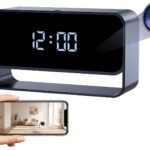 Hidden Camera Clock, FHD 1080P Wireless Secret Cam, WiFi Nanny Cam, Strong Night Vision, Small Discreet Cam for Home Indoor Security