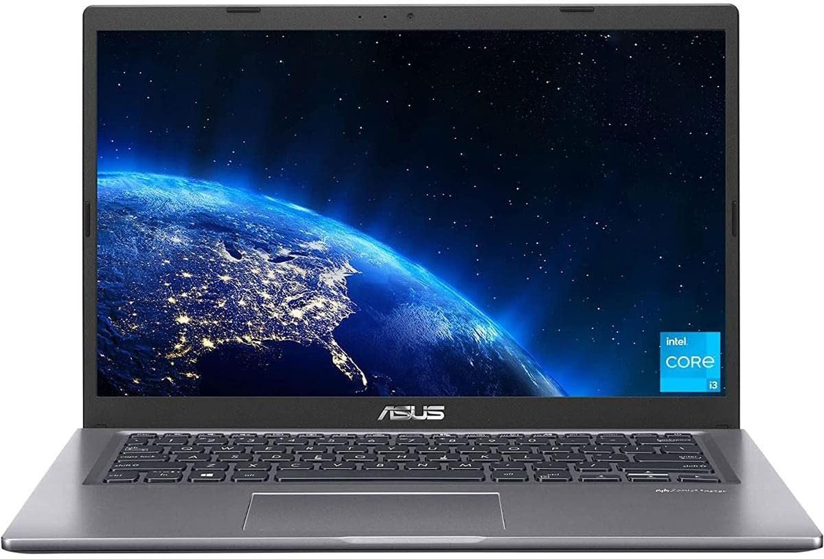 ASUS VivoBook 14 Slim Laptop Computer, 14″ IPS FHD Display, Intel Core i3-1115G4 Processor, 4GB DDR4, 128GB PCIe SSD, Fingerprint Reader, Windows 11 Home in S Mode, Slate Grey, F415EA-AS31 ASUS VivoBook 14 Slim Laptop Computer, 14″ IPS FHD Display, Intel Core i3-1115G4 Processor, 4GB DDR4, 128GB PCIe SSD, Fingerprint Reader, Windows 11 Home in S Mode, Slate Grey, F415EA-AS31