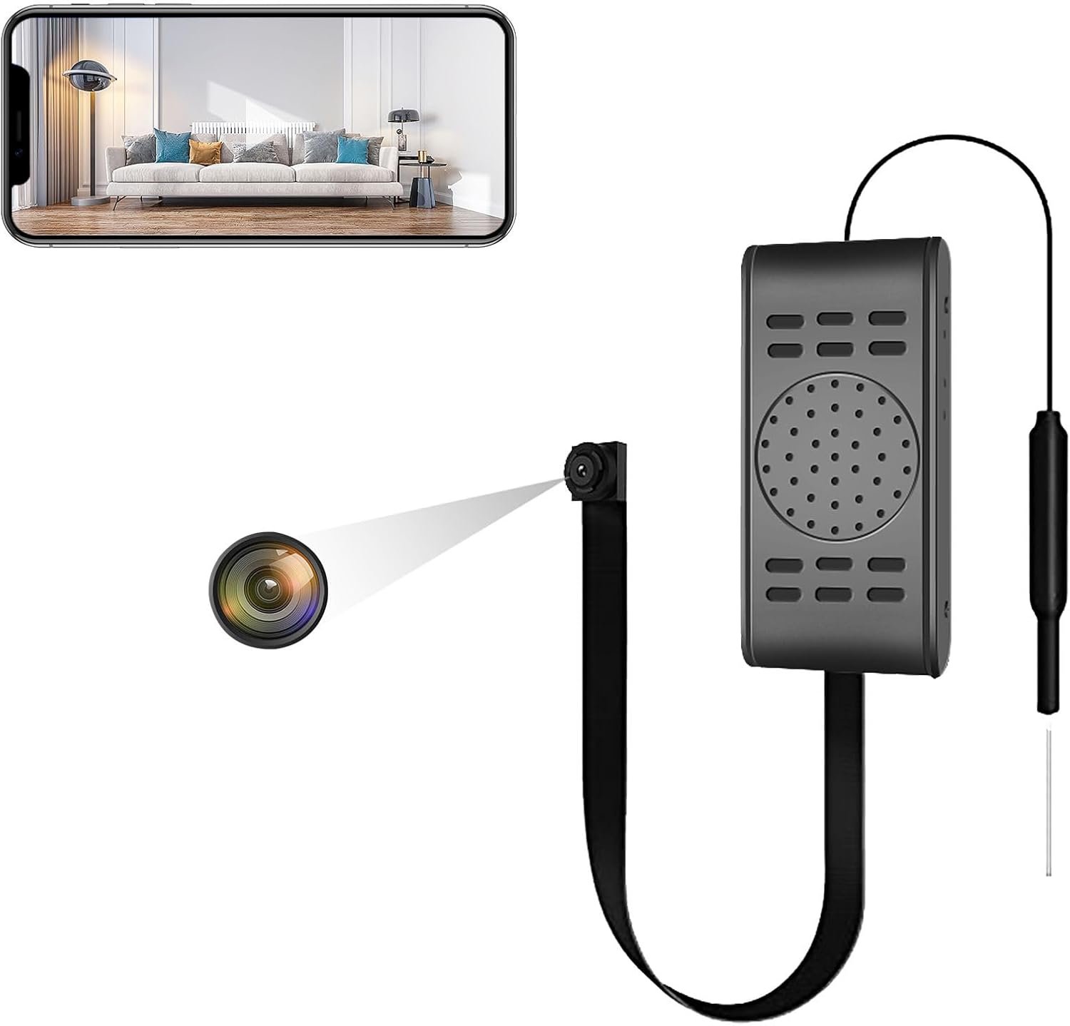 Spy Camera Mini WiFi Wireless Hidden Cameras Nanny Cams, Small Cameras HD 1080P with Motion Detection Security for Indoor Outdoor Spy Camera Mini WiFi Wireless Hidden Cameras Nanny Cams, Small Cameras HD 1080P with Motion Detection Security for Indoor Outdoor
