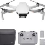 DJI Mini 2 Fly More Combo – Ultralight Foldable Drone, 3-Axis Gimbal with 4K Camera, 12MP Photos, 31 Mins Flight Time, OcuSync 2.0 10km HD Video Transmission, QuickShots, Gray (CP.MA.00000306.01)