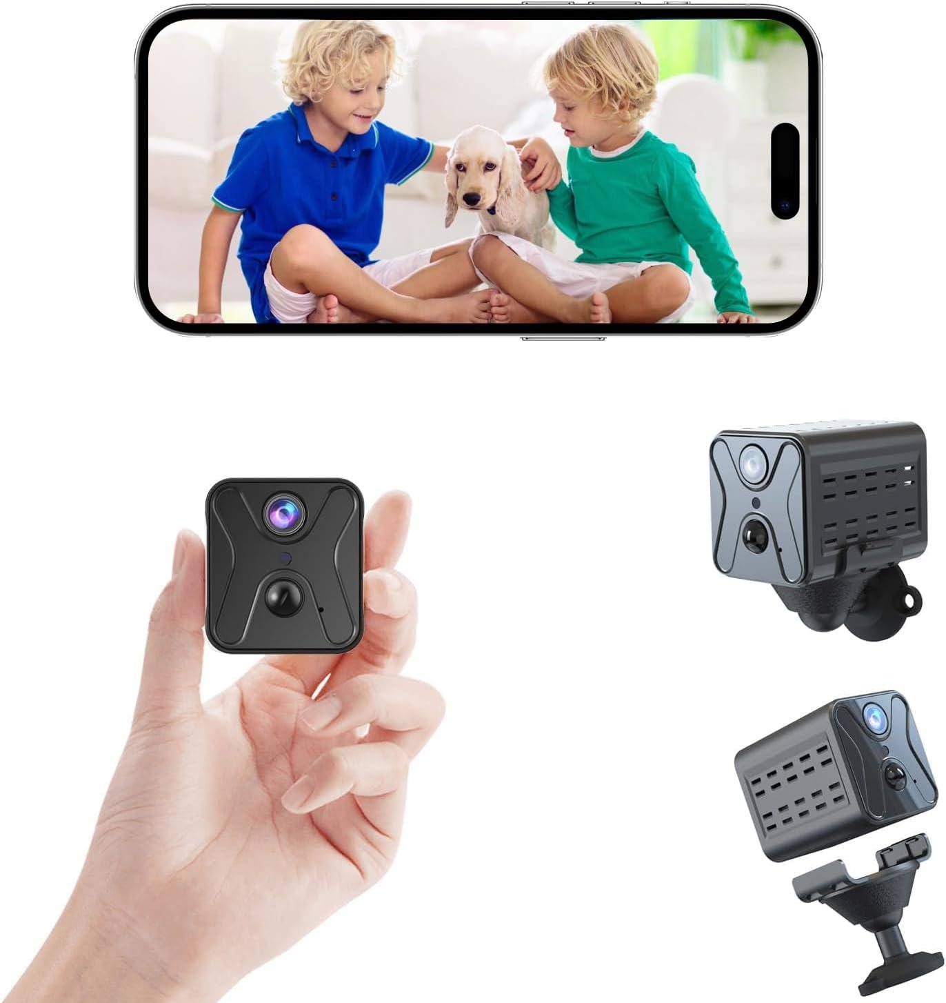 javiscam Spy Camera,4K WiFi Camera, Mini Cam Smart Home, Hidden Camera100 Days Standby Battery Life,AI Motion Detection,Night Vision Security Cam for Indoor,Baby,Pets javiscam Spy Camera,4K WiFi Camera, Mini Cam Smart Home, Hidden Camera100 Days Standby Battery Life,AI Motion Detection,Night Vision Security Cam for Indoor,Baby,Pets