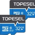 TOPESEL 32GB Micro SD Card 2 Pack Memory Cards Micro SDHC UHS-I TF Card Class 10 for Camera/Drone/Dash Cam(2 Pack U1 32GB)