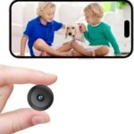Spy Camera Hidden Cameras,Micro Camera Spy Wireless,Mini Cameras,WiFi Small Nanny Cam,Quick Setup in 5 Mins,APP Control with Motion Detection and Night Vision Black