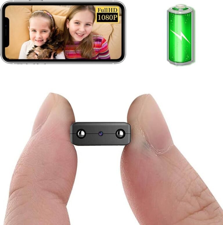 Smallest Hidden Battery Camera,Wireless WiFi Camera,Portable Security Camera,HD1080P Video Recording Live Feed Night Vision,Motion Detection,Cloud Storage Remote Viewing for Security withiOS Android