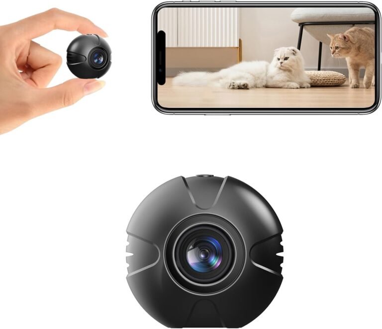 Hidden Cameras -Surveillance Camera with Motion Detection and Night Vision -WiFi Wireless -1080P Indoor Cam -Nanny Cam -Spy Cam – Mini Camera -WiFi Cameras for Pet/Baby/Nanny with App-X3