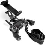 Tineer Remote Control Extended Front Holder Bracket for DJI Mavic 2 Pro/Zoom, Mini, Air, Spark Drone, Support 4.6-11Inches Front Holder for Phone/Tablet Mount Clip