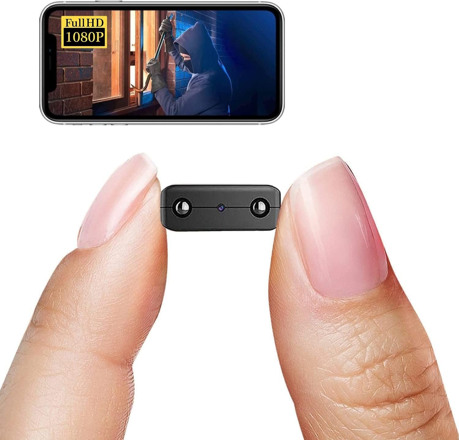 Smallest Spy Camera,Hidden Camera Detector,HD1080P Wireless WiFi Security Camera,Nanny Cam,Baby Monitor with Upgraded Night Vision,Motion Detection,Cloud Storage for Security with iOS Android APP Smallest Spy Camera,Hidden Camera Detector,HD1080P Wireless WiFi Security Camera,Nanny Cam,Baby Monitor with Upgraded Night Vision,Motion Detection,Cloud Storage for Security with iOS Android APP