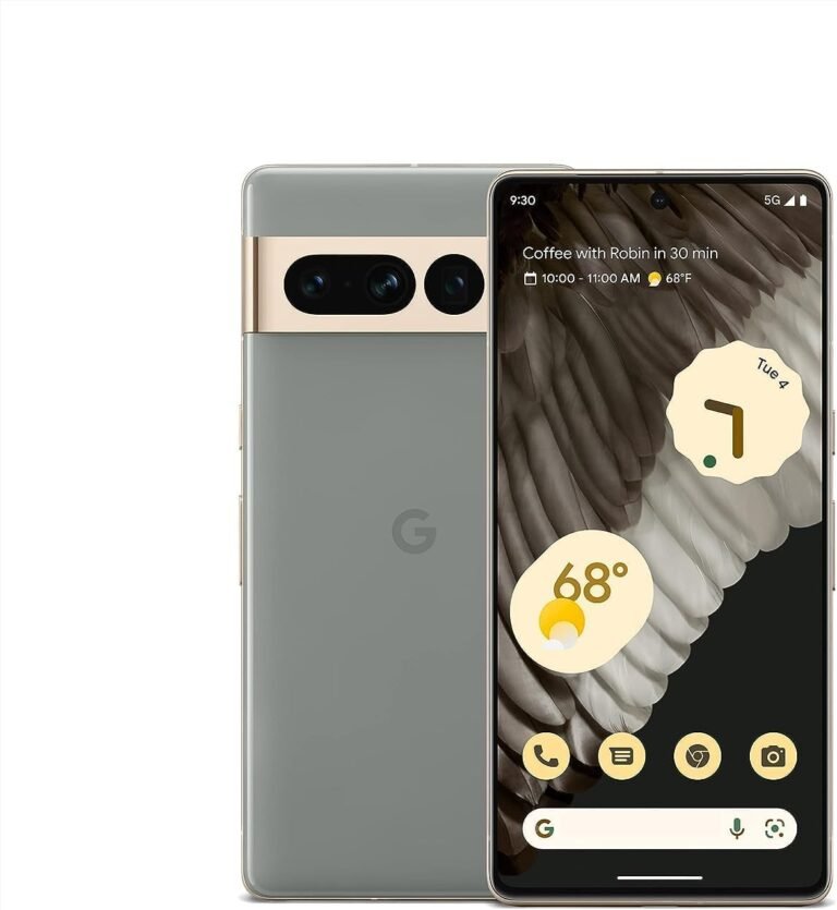 Google Pixel 7 Pro 5G, US Version, 256GB, Hazel – GSM Carriers (Renewed)