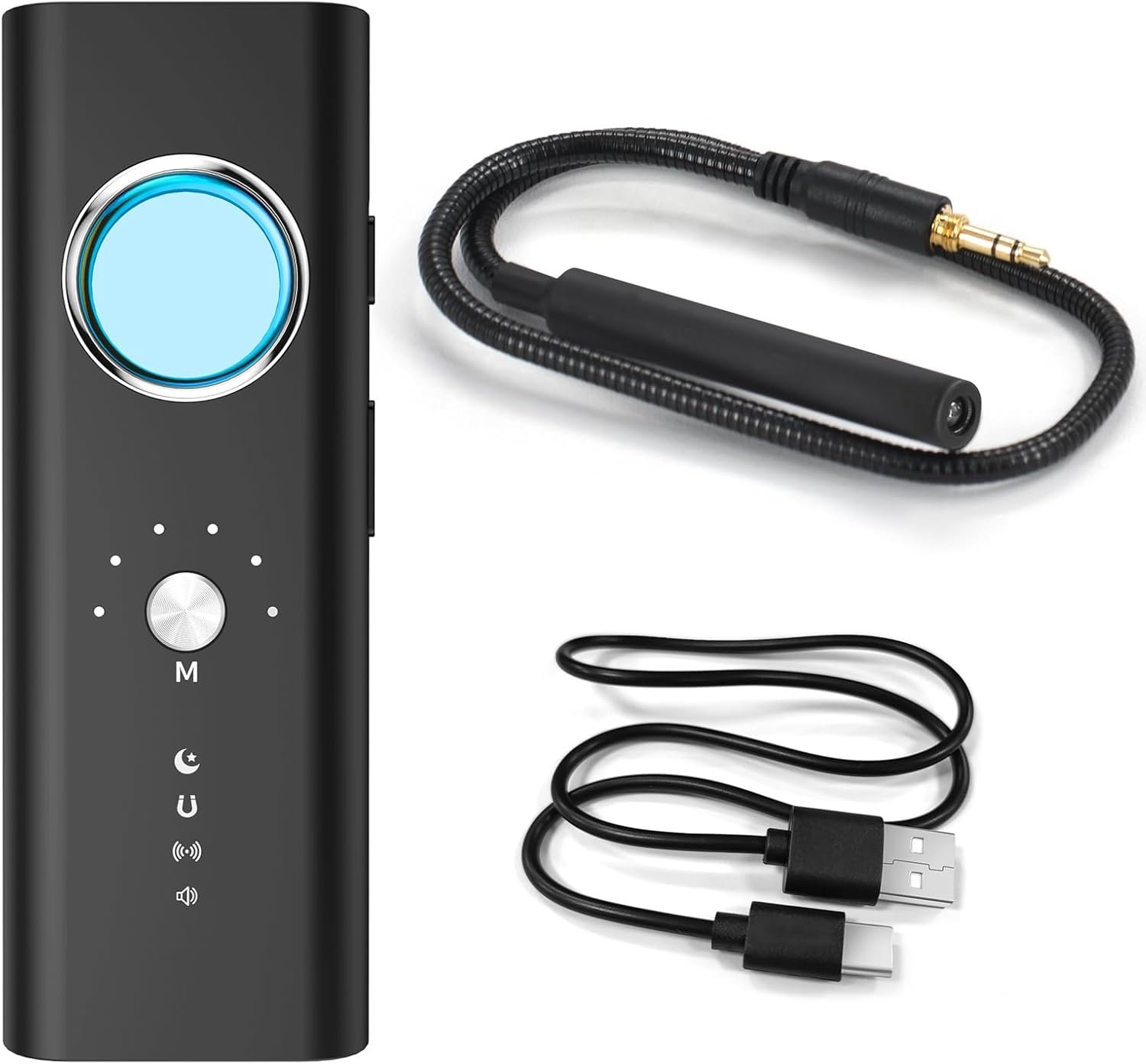 Hidden Camera Detector, Portable Camera Finder, GPS Tracker Detector, RF Wireless Signal Scanner for Office, Hotels, Cars Hidden Camera Detector, Portable Camera Finder, GPS Tracker Detector, RF Wireless Signal Scanner for Office, Hotels, Cars