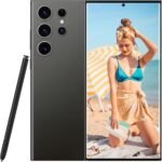 S24 Ultra Cell Phones 5G Unlocked Phones,Smartphone with Tool Pen, Android 14.0 Cell Phone 6GB+256GB Dual SIM Dual Standby (Black)