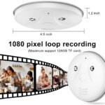 Spy WiFi Video Recorder Real-Time Camera HD 1080P Wireless Small Hidden Nanny Camera with Night Vision and Motion Detection for Home Surveillance Security Cameras