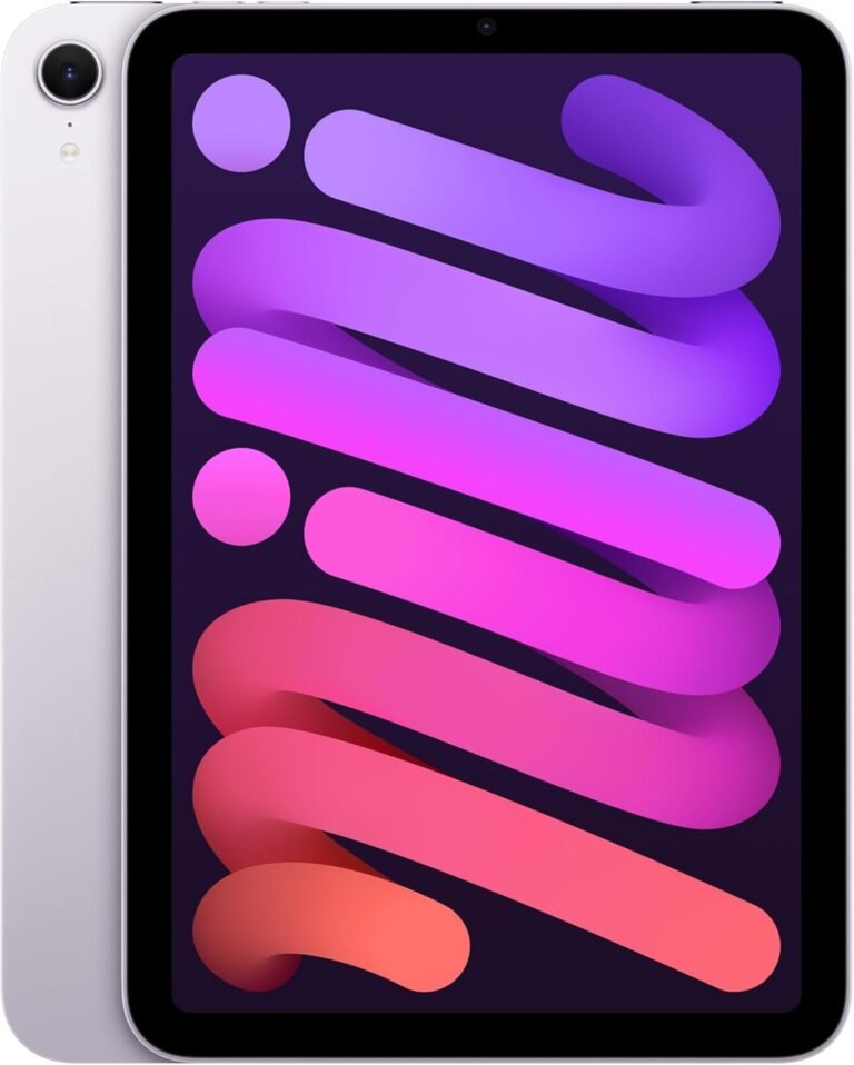 Apple iPad Mini (A17 Pro): Apple Intelligence, 8.3-inch Liquid Retina Display, 128GB, Wi-Fi 6E, 12MP Front/12MP Back Camera, Touch ID, All-Day Battery Life — Purple