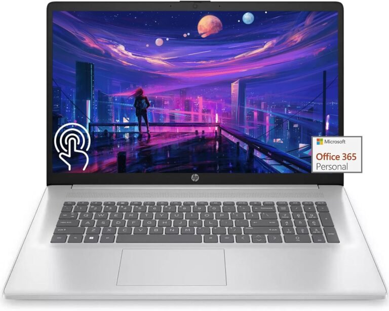 17 Touchscreen Laptop Computer for Student and Business, 17.3″ HD+ Touch Laptop, Intel Pentium Silver-N5030, 4GB RAM, 128GB SSD, 1 Year Microsoft 365, Wi-Fi, HDMI, Windows 11 Home in S Mode