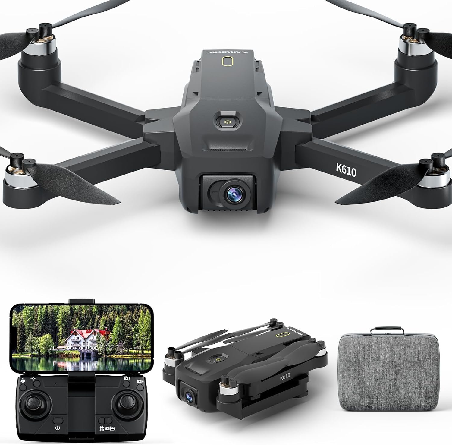 K610 GPS Drone with Camera for Adults 4K IMX SENS Camera SD Card 4k Drones for Adults, AIdrone Auto Return Home, Under 250g, GPS Drones for Beginners Brushless, RC Drone Follow Me Long Range K610 GPS Drone with Camera for Adults 4K IMX SENS Camera SD Card 4k Drones for Adults, AIdrone Auto Return Home, Under 250g, GPS Drones for Beginners Brushless, RC Drone Follow Me Long Range