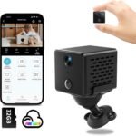 WiFi Mini Camera | Hidden Spy Camera | Free Cloud Storage & 32G SD Card, 2024 4K HD Smallest Cam, 150 Days Standby Time, Surveillance Wireless Camera with AI Motion Detection, Auto Night Vision