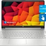 HP Pavilion 15.6″ HD Touchscreen Anti-Glare Laptop, 16GB RAM, 256GB SSD Storage, Intel Core Processor up to 4.1GHz, Up to 11 Hours Long Battery Life, Type-C, HDMI, Windows 11 Home, Silver