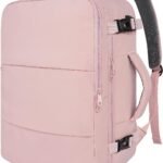 Taygeer Laptop Backpack for Women, Large Travel Backpack with 17.3 inch Laptop Compartment, TSA Friendly 40l Carry On Mochila, Daypack Business Computer Bag for Office Work Travel Essentials, Pink
