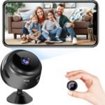 Hidden Camera,1080P Indoor,Mini Camera,WiFi Wireless – Nanny for Pet/Baby – Live Video Recorder with Night Vision and Full HD Surveillance