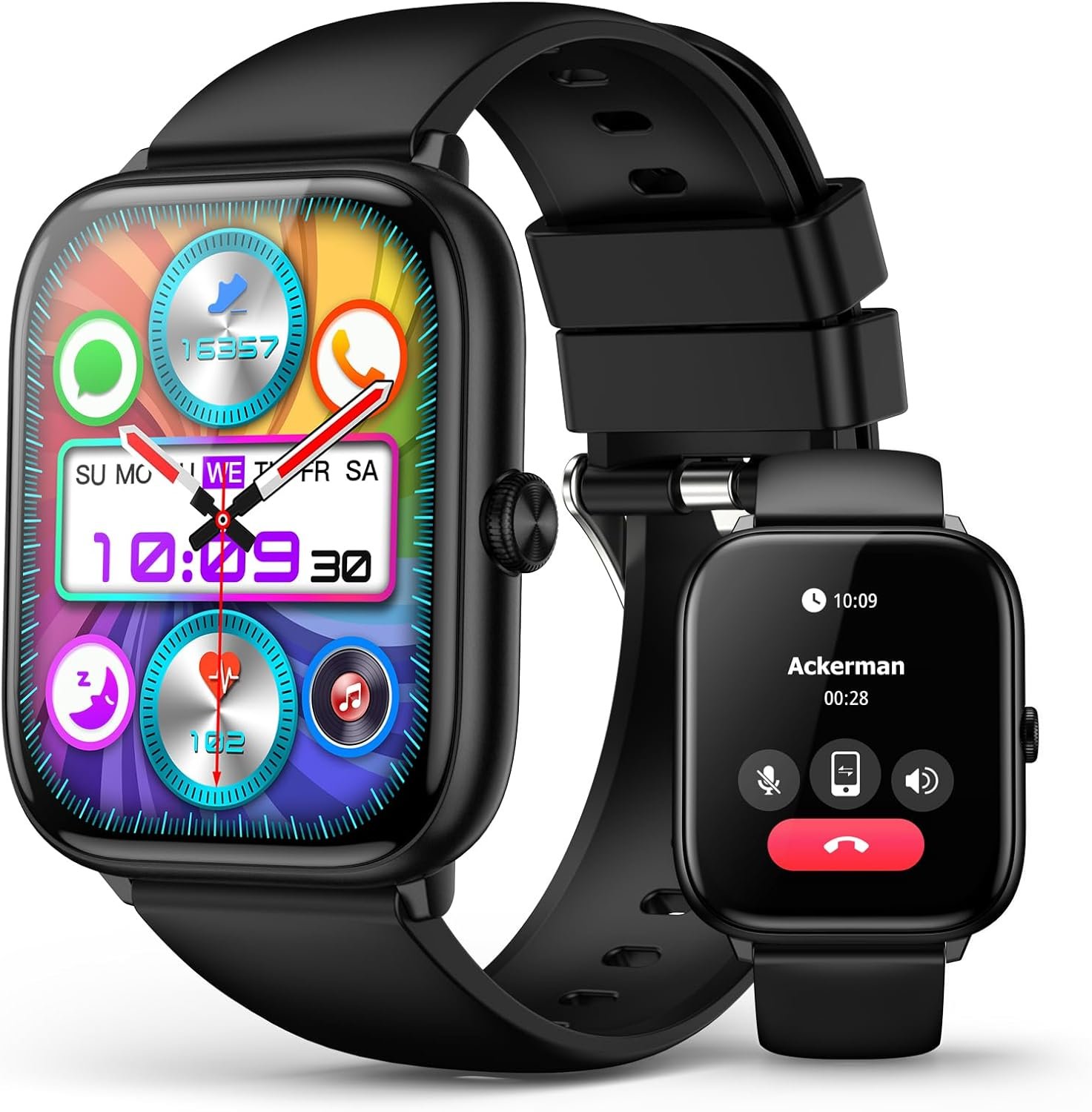 Smart Watches for Men Women with Bluetooth Call,2.06″ HD Touch Screen Fitness Watch with Blood Oxygen Heart Rate Sleep Monitoring 100 Sport Modes,Smartwatch with IP68 Waterproof for iOS Android Smart Watches for Men Women with Bluetooth Call,2.06″ HD Touch Screen Fitness Watch with Blood Oxygen Heart Rate Sleep Monitoring 100 Sport Modes,Smartwatch with IP68 Waterproof for iOS Android
