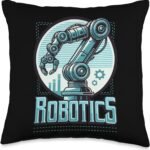 Robotics Automation Robotics Engineer Throw Pillow