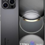 OUKITEL P1 Unlocked Cell Phone – 24GB+256GB/2TB Android 14 Smartphone, Amoled 6.7″ FHD+ 120Hz Screen, 5150mAh Battery Mobile Phones, 50MP+32MP Camera, Helio G99, Face ID/Fingerprint, T-Mobile, Black