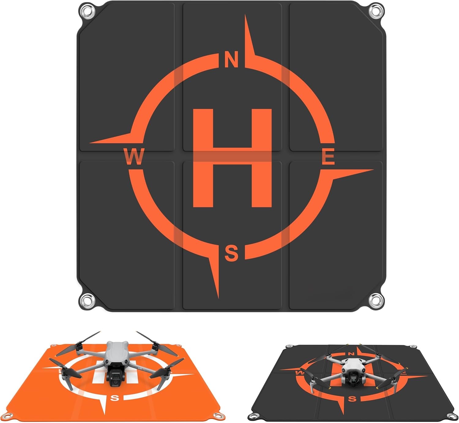 Drone Landing Pad Foldable (2×3 Fast-Fold),(22in/55cm) Double-Sided Waterproof Helipad for DJI Flip/Mini 4 Pro/AIR 3S/Neo/Mini 4k/Mini 3/Mini 2 se/Avata 2/Mavic Drone Accessories Drone Landing Pad Foldable (2×3 Fast-Fold),(22in/55cm) Double-Sided Waterproof Helipad for DJI Flip/Mini 4 Pro/AIR 3S/Neo/Mini 4k/Mini 3/Mini 2 se/Avata 2/Mavic Drone Accessories