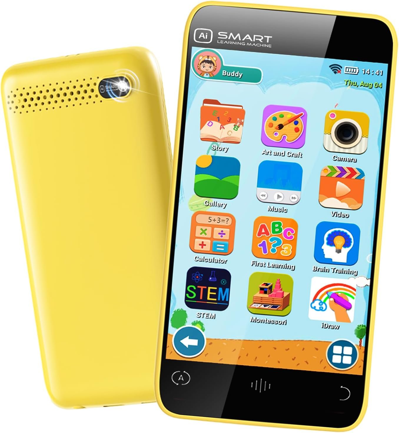 Kids Smart Phone Toy, Christmas Birthday Gifts for Kids Ages 3-10, 3.97” Touchscreen and Camera, Travel Toy Preschool Learning Toddler Toy for Ages 3 4 5 6 7 8 9 Year Old with Education Game, Music Kids Smart Phone Toy, Christmas Birthday Gifts for Kids Ages 3-10, 3.97” Touchscreen and Camera, Travel Toy Preschool Learning Toddler Toy for Ages 3 4 5 6 7 8 9 Year Old with Education Game, Music