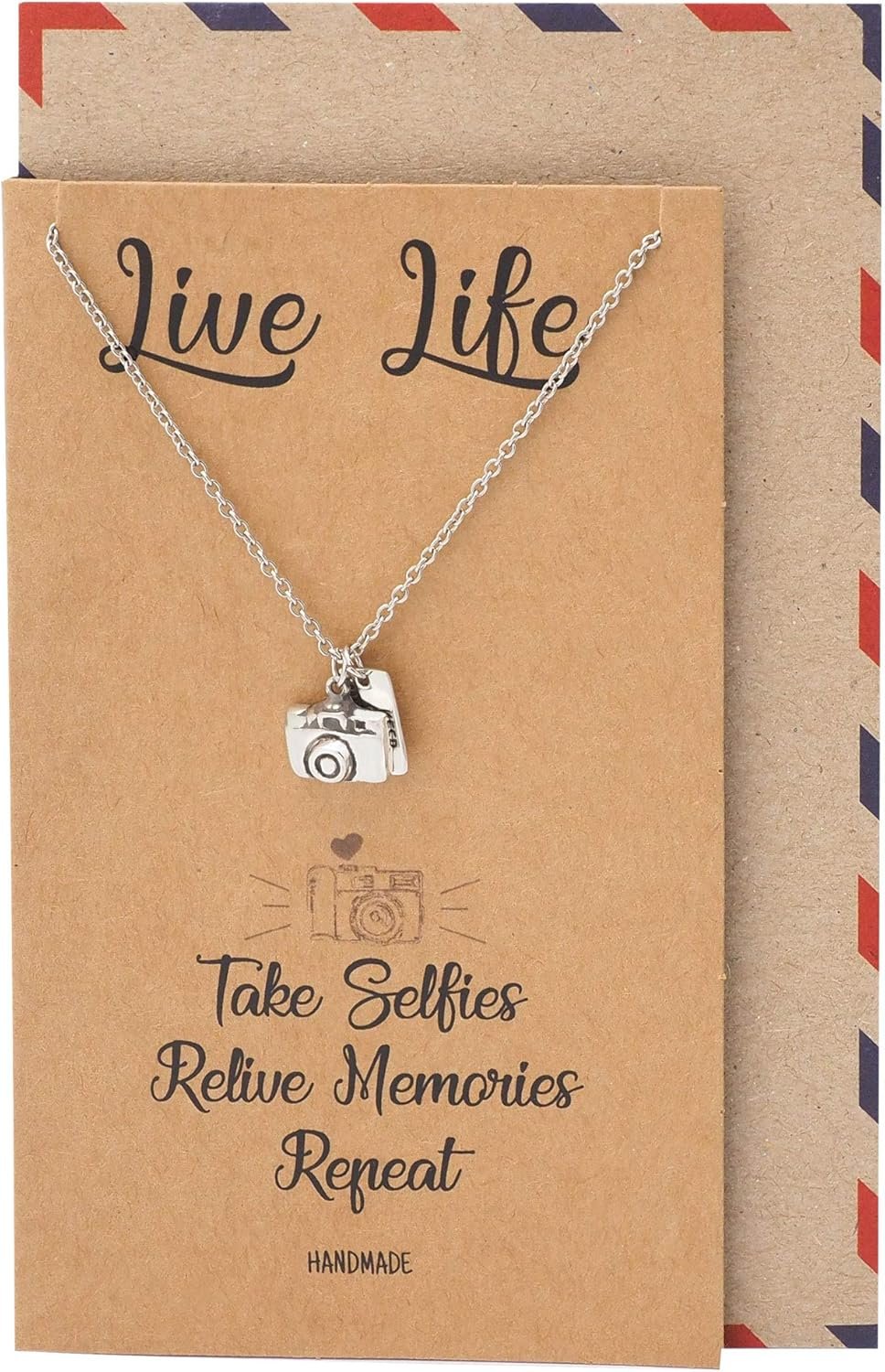 quan jewelry Cute Vintage Camera Miniature Jewelry for Men & Women, Live Life to the Fullest, Photography Gifts (Necklace – For Bestfriends) – Handcrafted quan jewelry Cute Vintage Camera Miniature Jewelry for Men & Women, Live Life to the Fullest, Photography Gifts (Necklace – For Bestfriends) – Handcrafted
