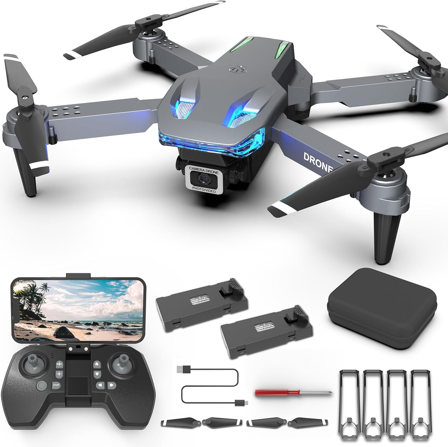 Drone with Camera Wipkviey T28 – Mini Drone 90° Adjustment RC quadcopter 1080P HD, Fpv Foldable Drones for Adults, Drones for kids, Gesture Selfy, Headless Mode, 3D Flip, drone for Beginners Drone with Camera Wipkviey T28 – Mini Drone 90° Adjustment RC quadcopter 1080P HD, Fpv Foldable Drones for Adults, Drones for kids, Gesture Selfy, Headless Mode, 3D Flip, drone for Beginners